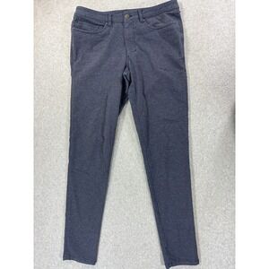 Lululemon Performance 5 Pocket Tech Chino Pants (Men's 33x32) Blue‎